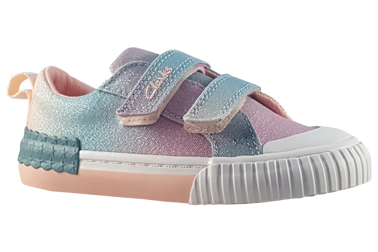 Clarks FoxingBrill T. Pastel Girls Canvas