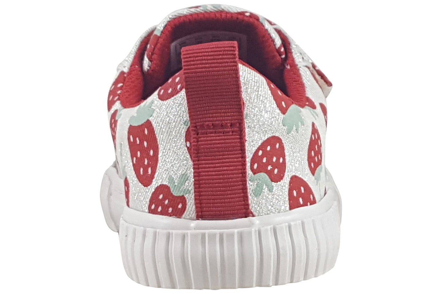 clarks foxingfraisek cotton metallic girls shoes back