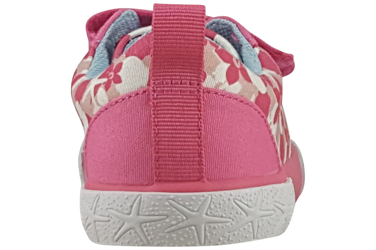 Clarks FoxingShell K. Pink Canvas Girls Canvas