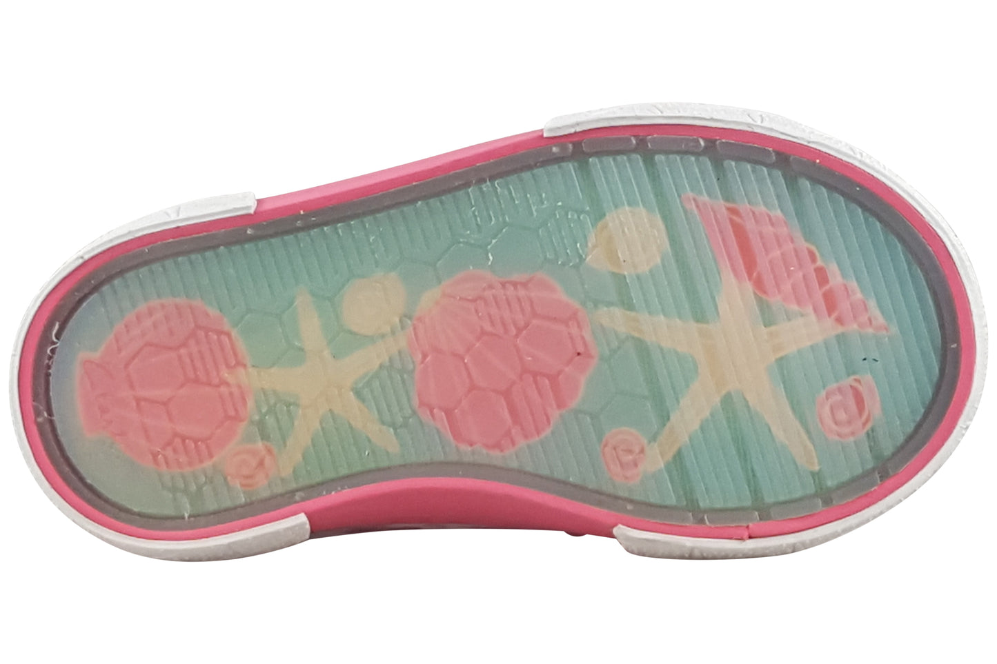 clarks foxingshell t pink canvas girls shoes sole