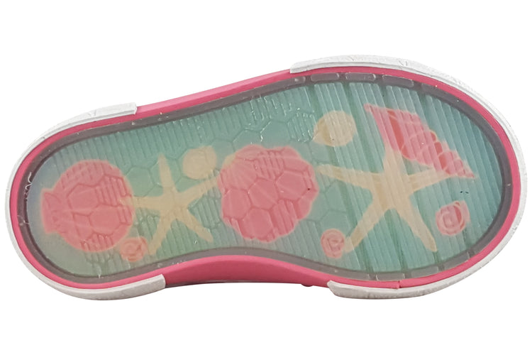 Clarks FoxingShell T. Pink Canvas Girls Canvas