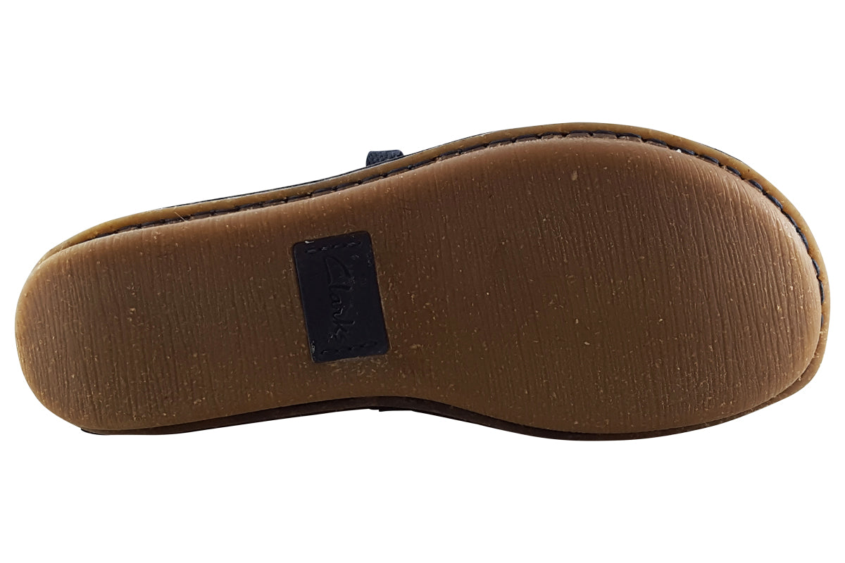 clarks-funny-dream-navy-leather-womens-shoes-sole
