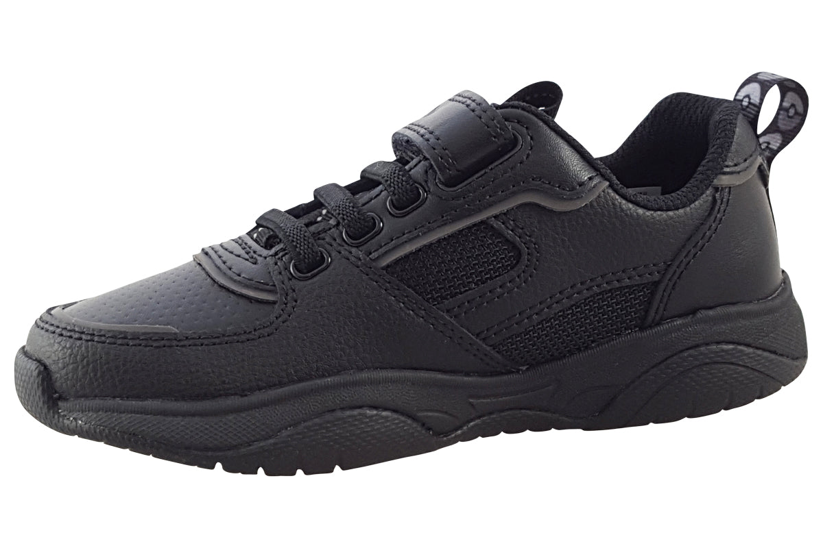 clarks-grip-trade-k-black-leather-boys-sandals-left
