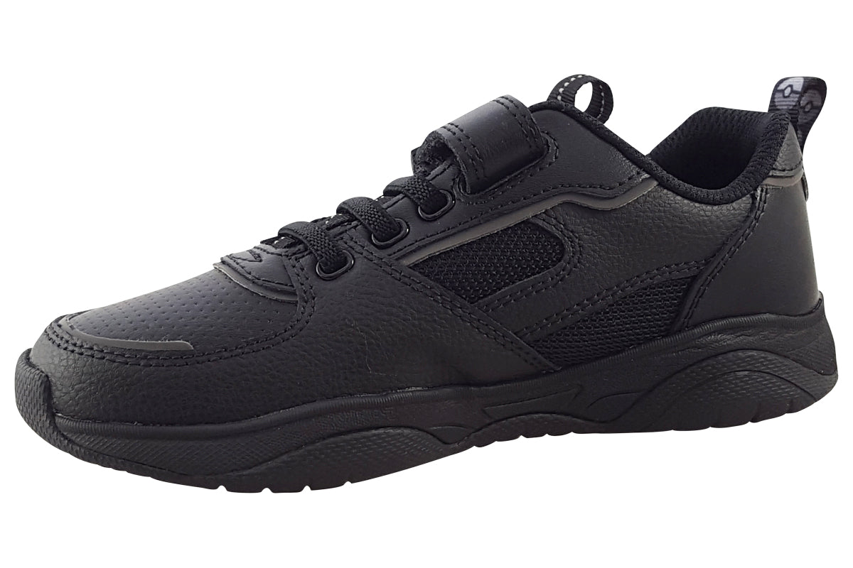 clarks-grip-trade-o-black-leather-boys-sandals-left