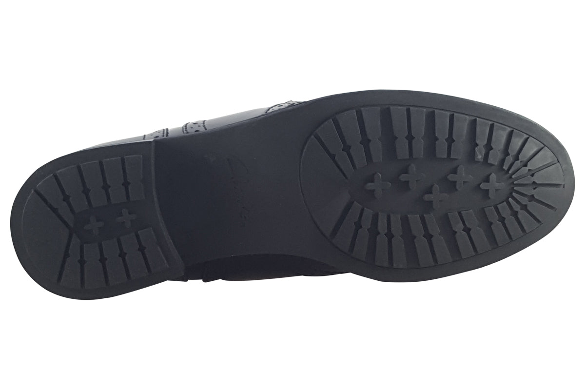 clarks-havisham-oak-black-patent-womens-shoes-sole