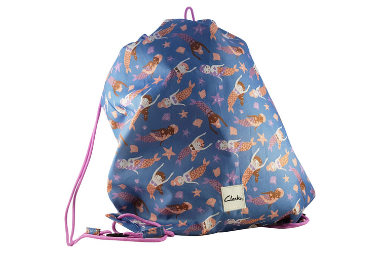 Clarks Hopper Bag Blue Print School Bag