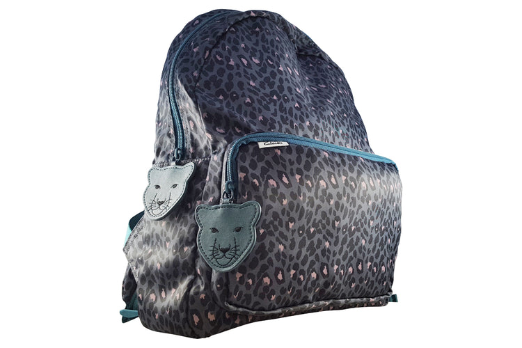 Clarks Hopper LRG Grey Print School Extras School Bags