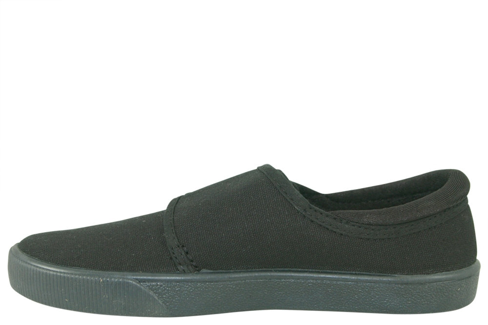 clarks-hopper-run-black-fabric-boys-sandals-left