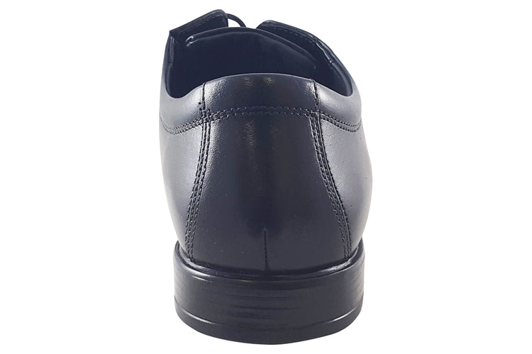 Clarks Howard Walk Black Leather Mens Shoes
