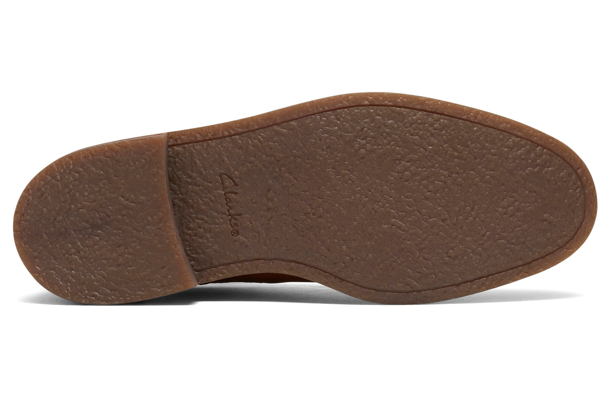 Clarks Jaxen Easy Dark Tan Mens Boots
