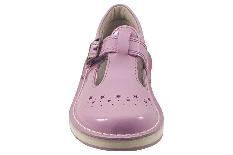 Clarks Joyful Skip K. Pink Patent Girls Shoes