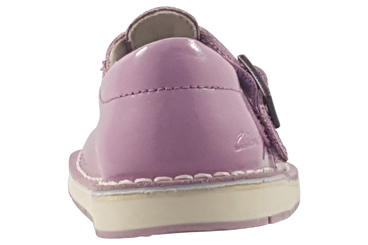 Clarks Joyful Skip T. Pink Patent Girls Shoes