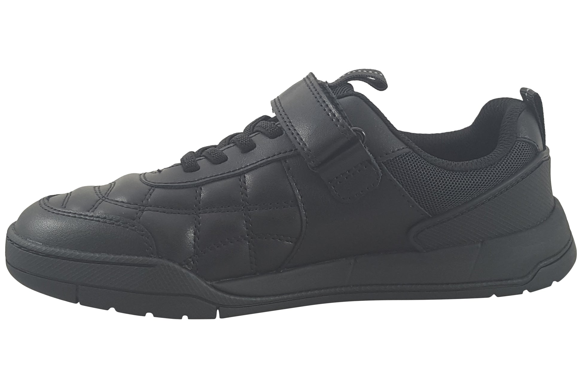 clarks-laser-cross-y-boys-school-shoes-black-leather-left