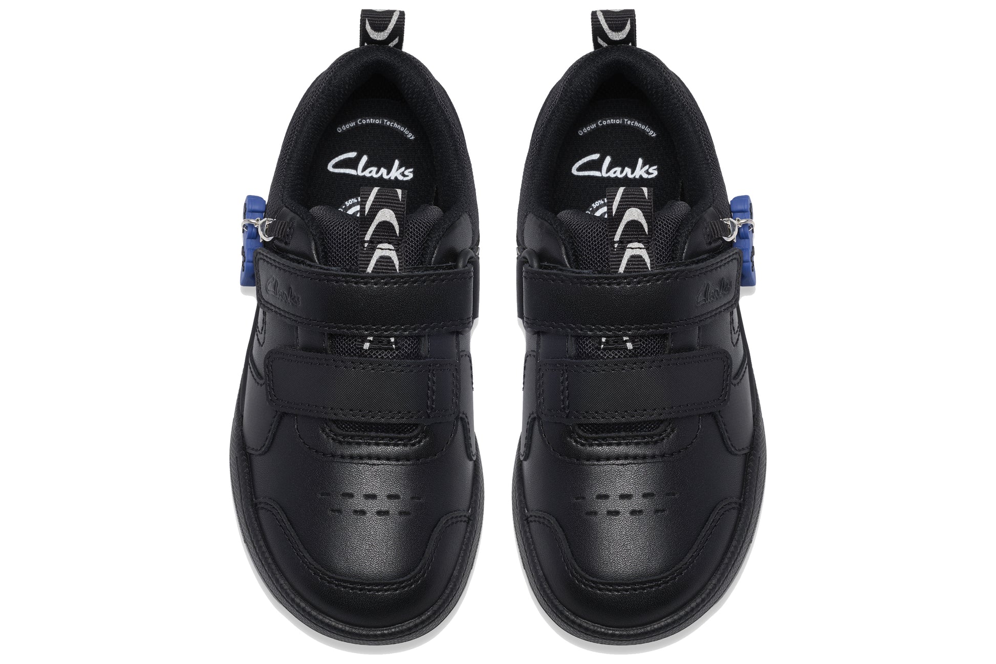 clarks-laser-play-k-black-leather-pair-top