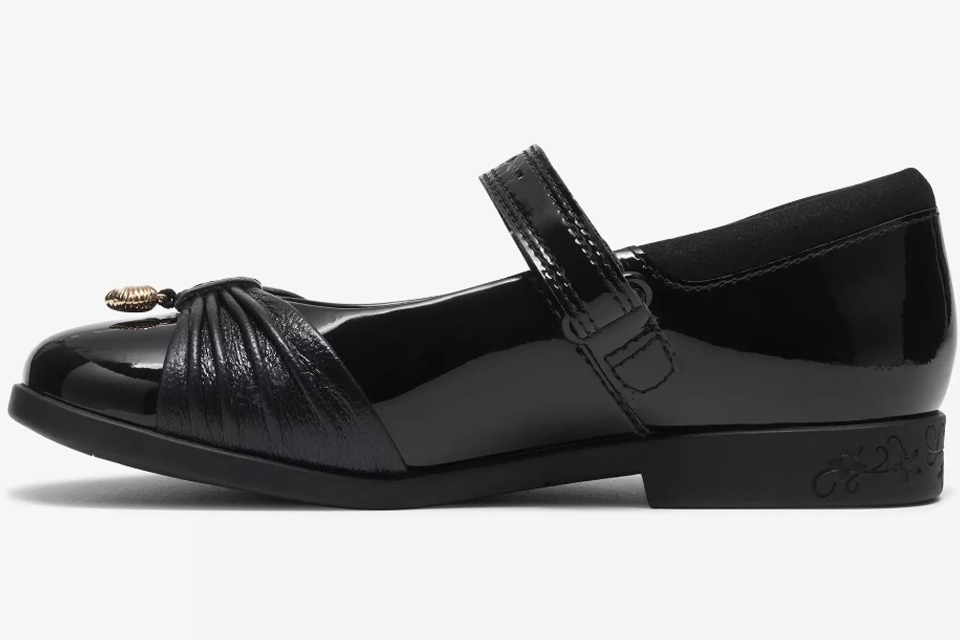 clarks-lock-gem-k-black-patent-left-flat