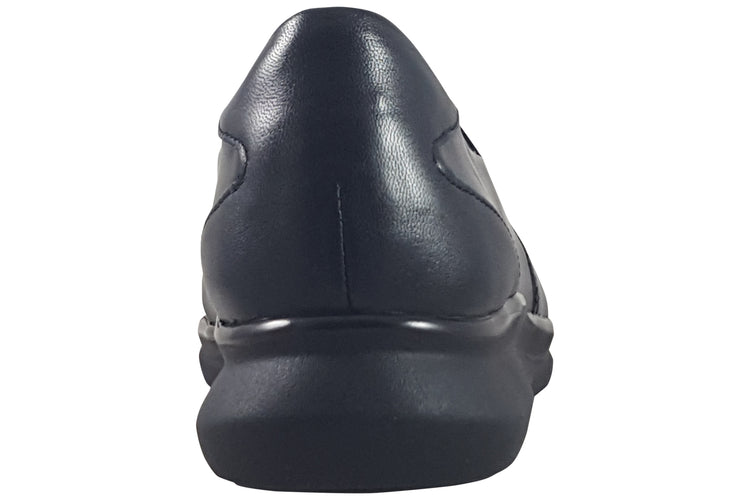 Clarks Lynell Edge Black Leather Womens Shoes