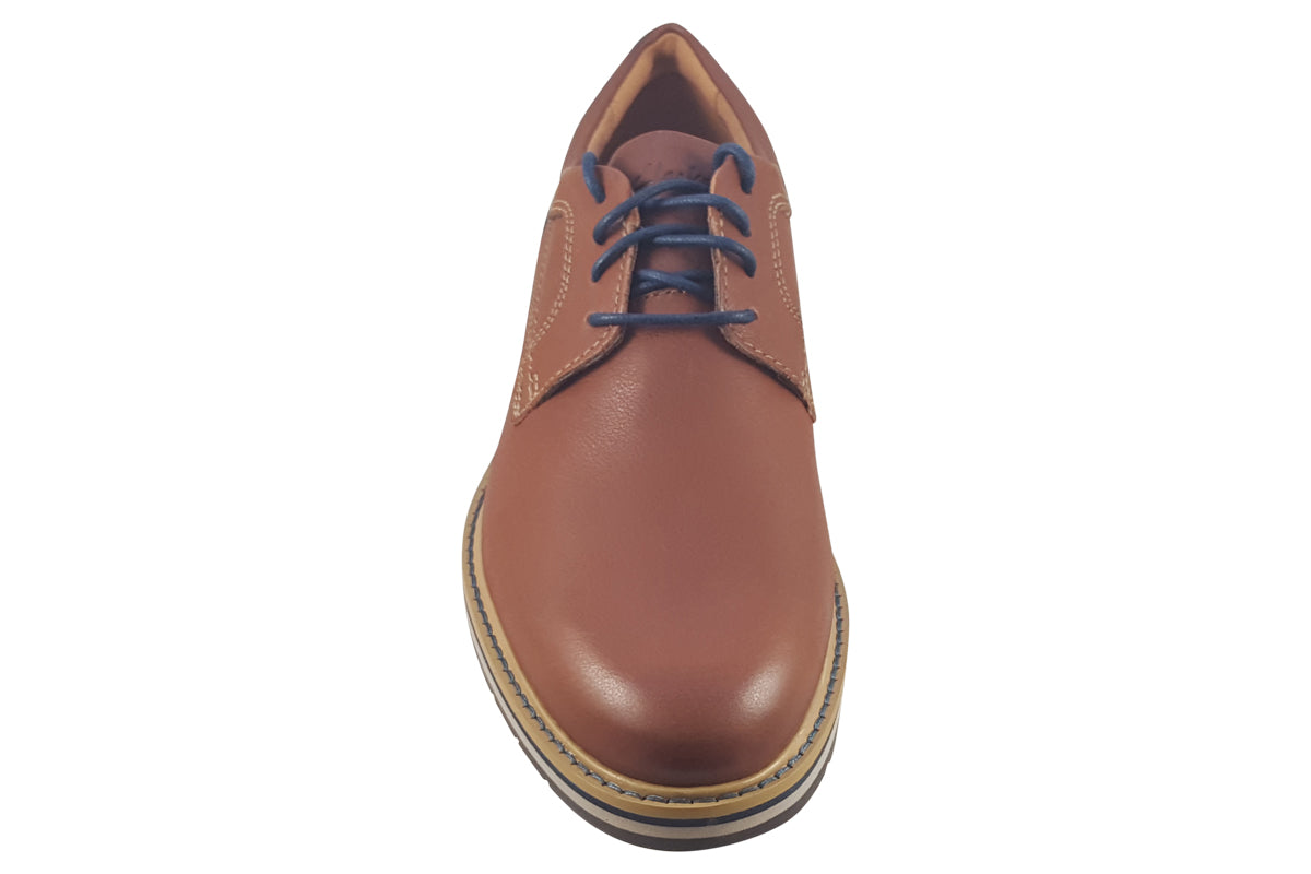 clarks monahan plain tan leather mens shoes top