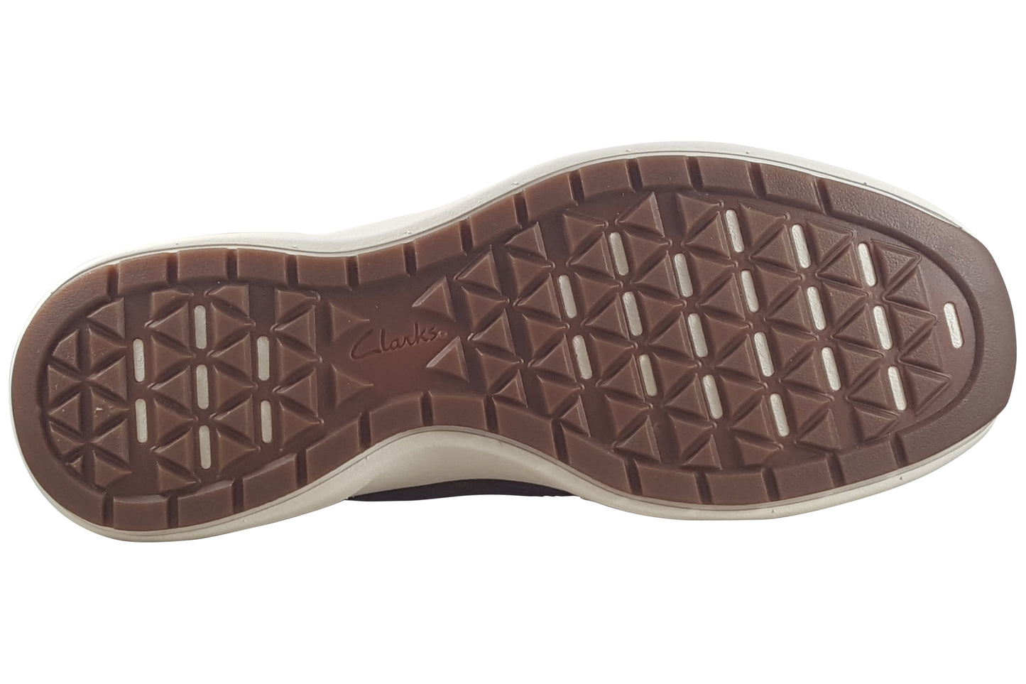 clarks mullan moc dark tan leather mens shoes sole