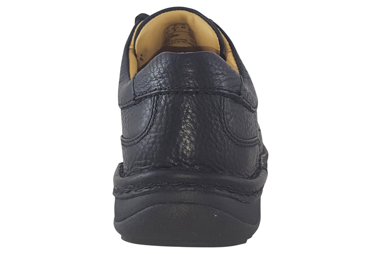Clarks Nature Three Black Leather Mens Shoes