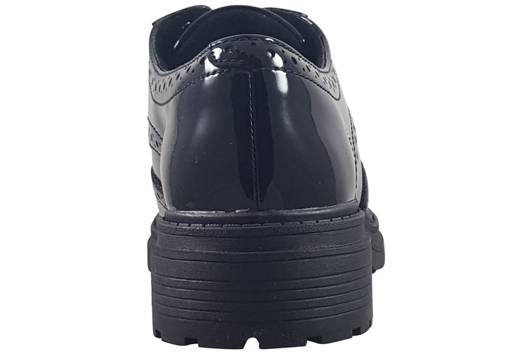 Clarks Orinoco3 Derby Black Patent Womens Shoes
