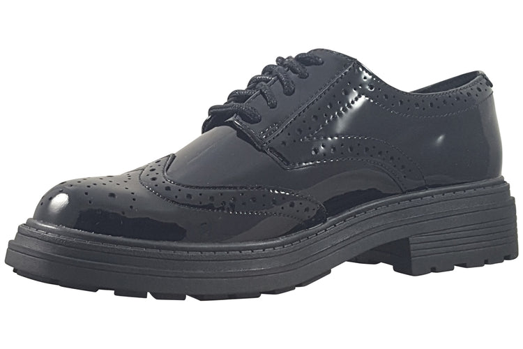Clarks Orinoco3 Derby Black Patent Womens Shoes