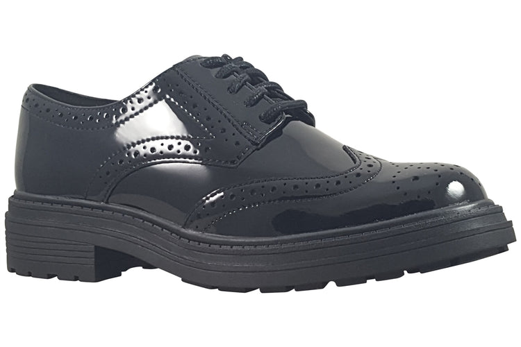 Clarks Orinoco3 Derby Black Patent Womens Shoes