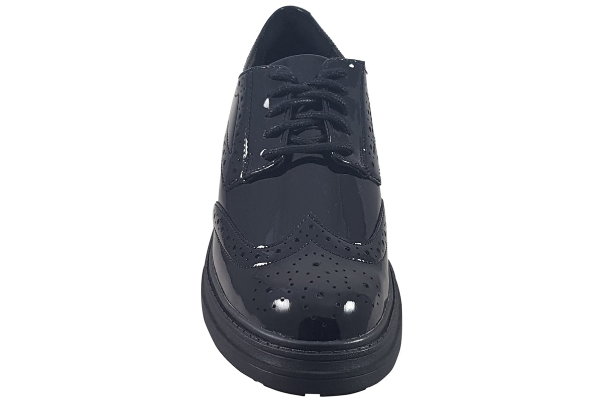 clarks-orinoco-3-derby-black-patent-womens-shoes-top