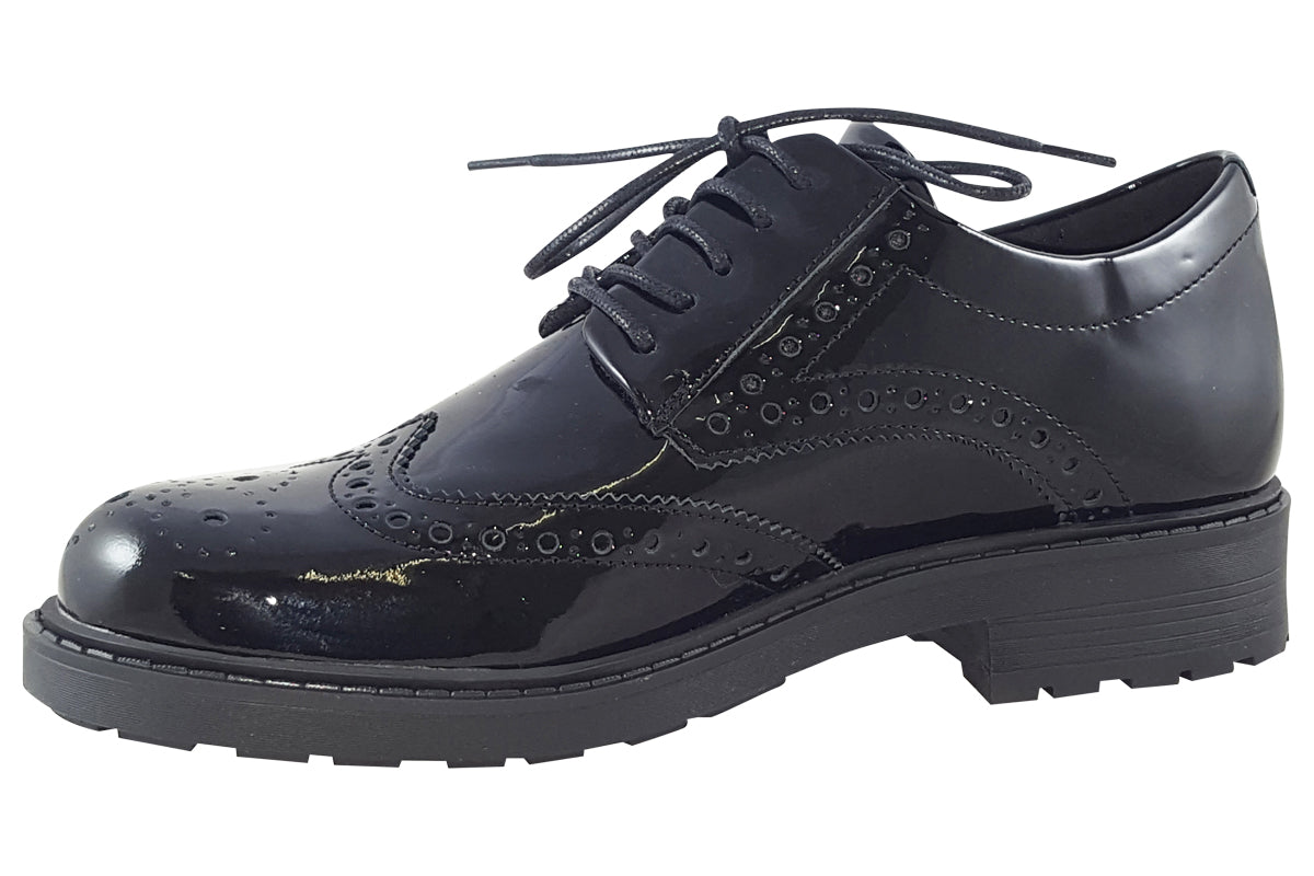 clarks orinoco2 limit black pat womens shoes left