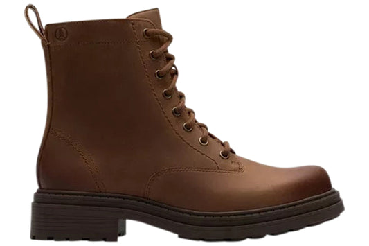 Clarks Orinoco3 Style Womens Boots Walnut Leather