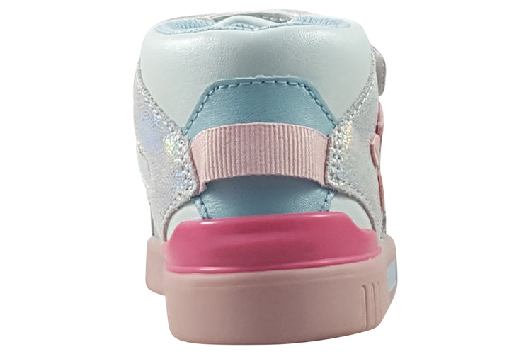 Clarks Oslo Play K. Light Blue Mult Girls Boots