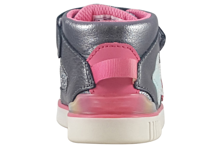 Clarks Oslo Play T. Gun Metal Girls Boots