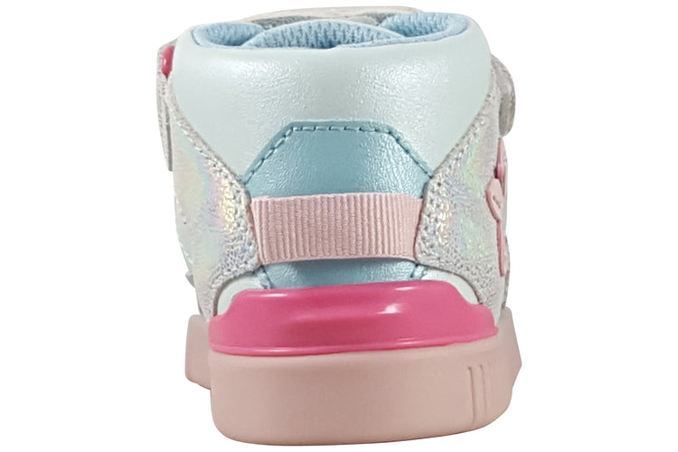 Clarks Oslo Play T. Light Blue Mult Girls Boots