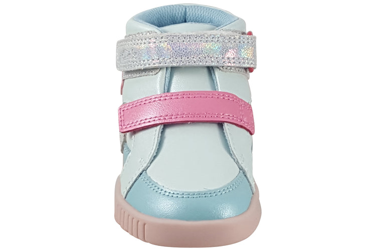 Clarks Oslo Play T. Light Blue Mult Girls Boots