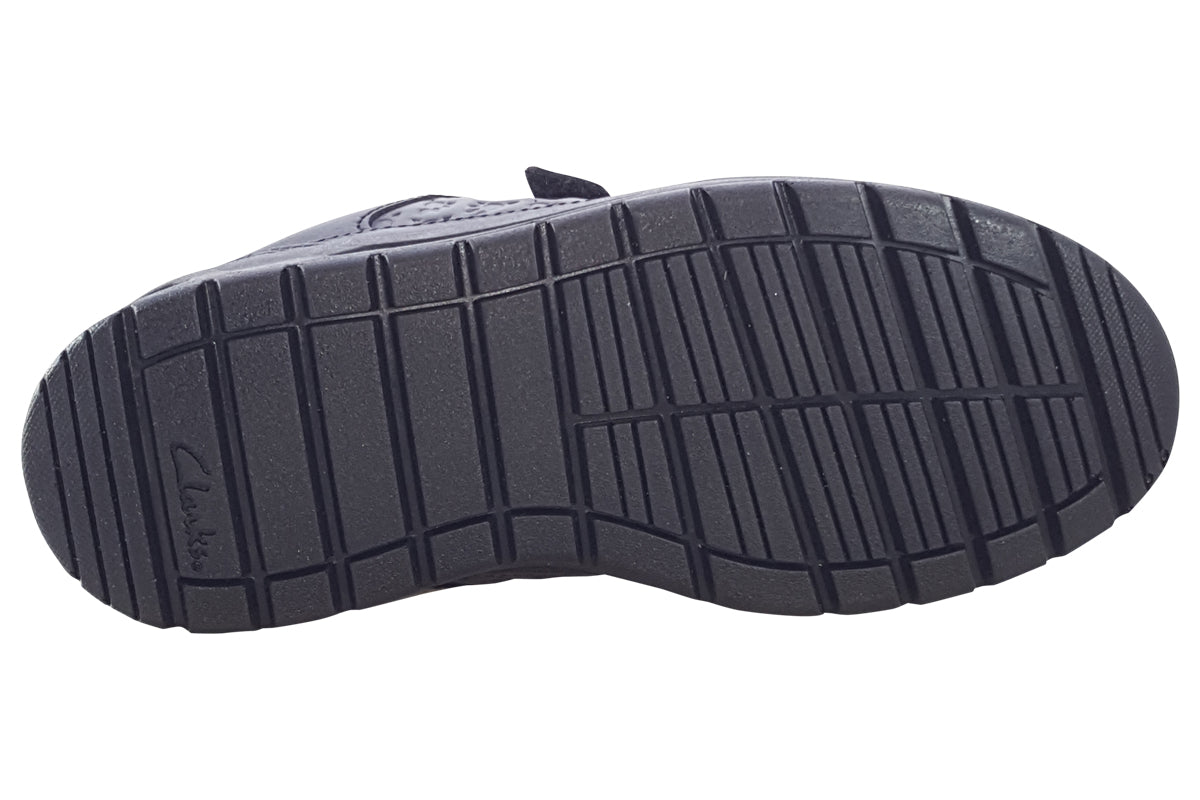 clarks palmersteggy o black leather boys sandals sole