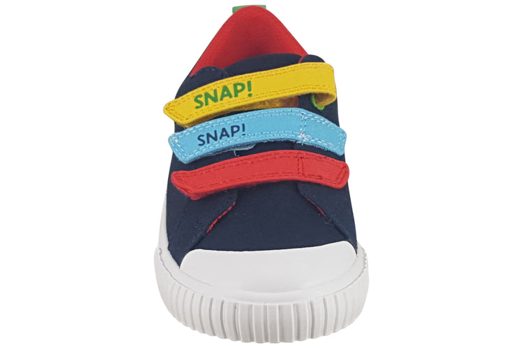 Clarks RDFoxingAceK. Navy Canvas Boys Canvas
