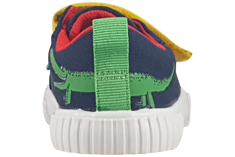 Clarks RDFoxingAceT. Navy Canvas Boys Canvas