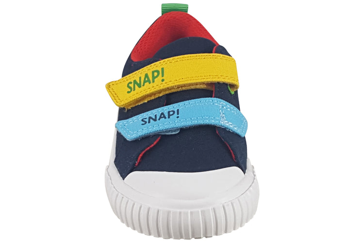 Clarks RDFoxingAceT. Navy Canvas Boys Canvas