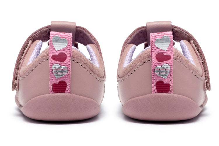 Clarks RoamerHeart T. Dusty Pink Girls First Shoes