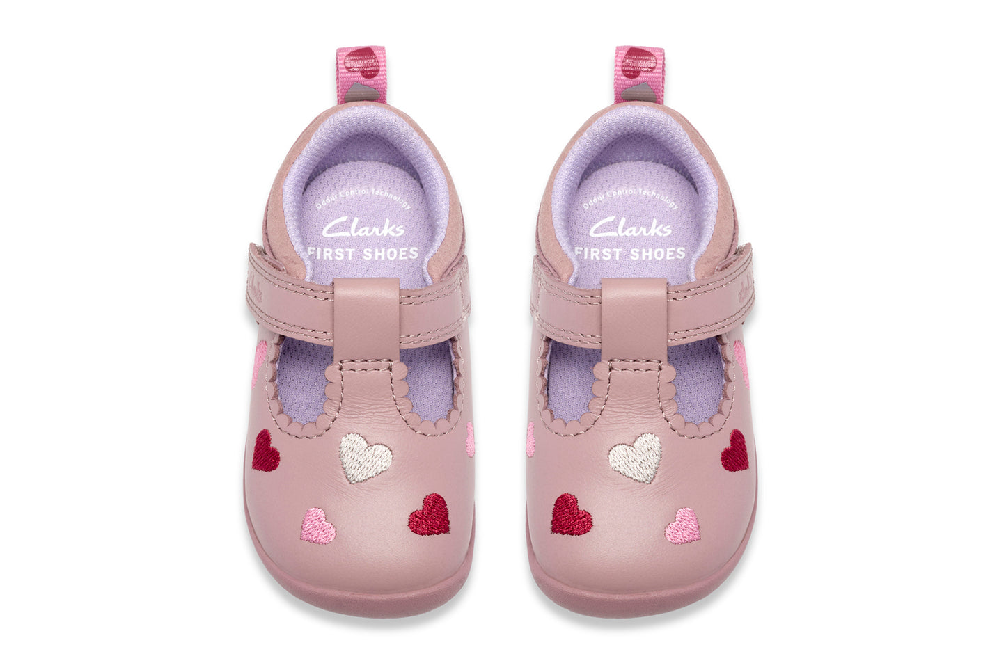 Clarks RoamerHeart T. Dusty Pink Girls First Shoes