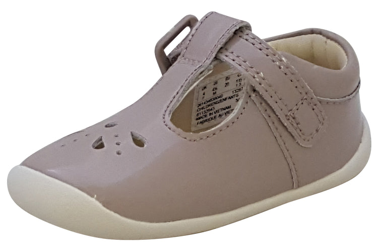 Clarks Roamer Star T Pink Patent Girls First Shoes