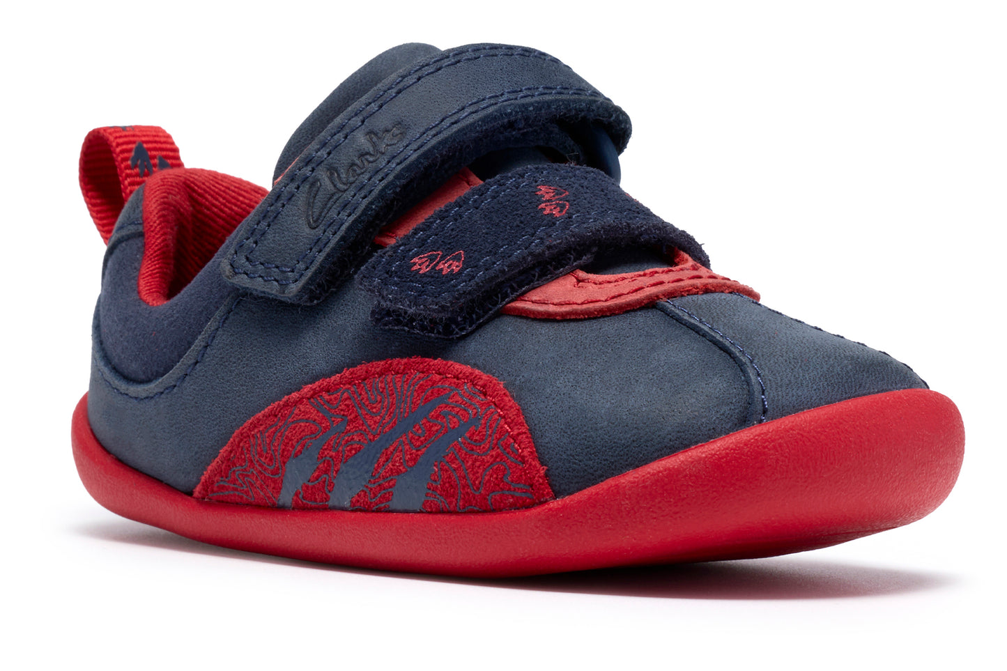 Clarks Roamer Tail T Navy Boys First Shoes