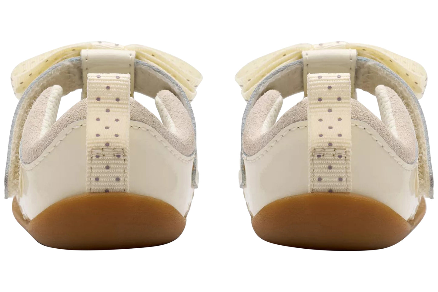 Clarks CLA Roamer Trim T. Off White Girls First Shoes