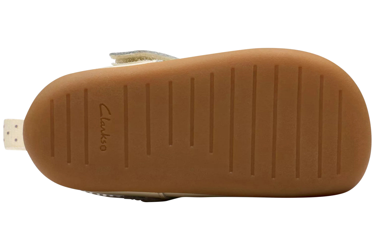 Clarks CLA Roamer Trim T. Off White Girls First Shoes