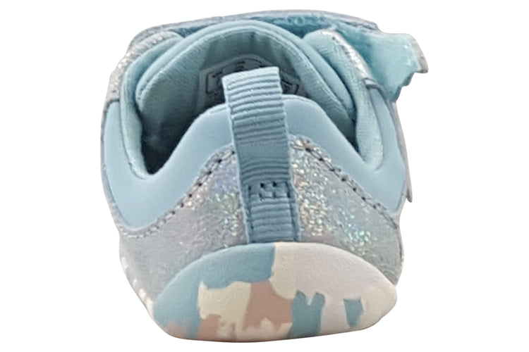 Clarks RoamerCharm T. Silver Girls First Shoes