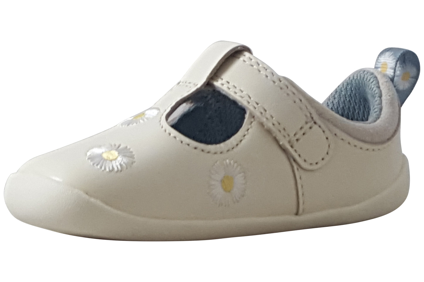 Clarks RoamerFlora T. Cotton Combi Le Girls First Shoes