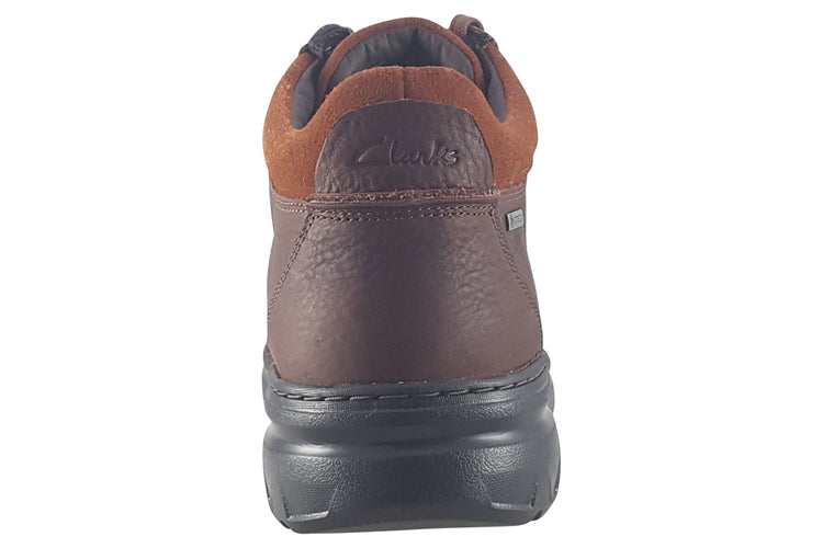 Clarks Rockie MidGTX British Tan Leather Mens Boots