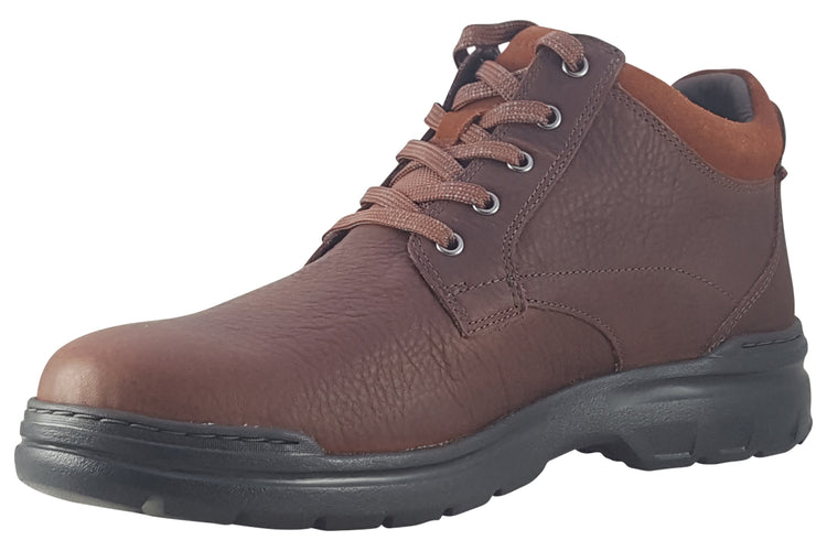 Clarks Rockie MidGTX British Tan Leather Mens Boots