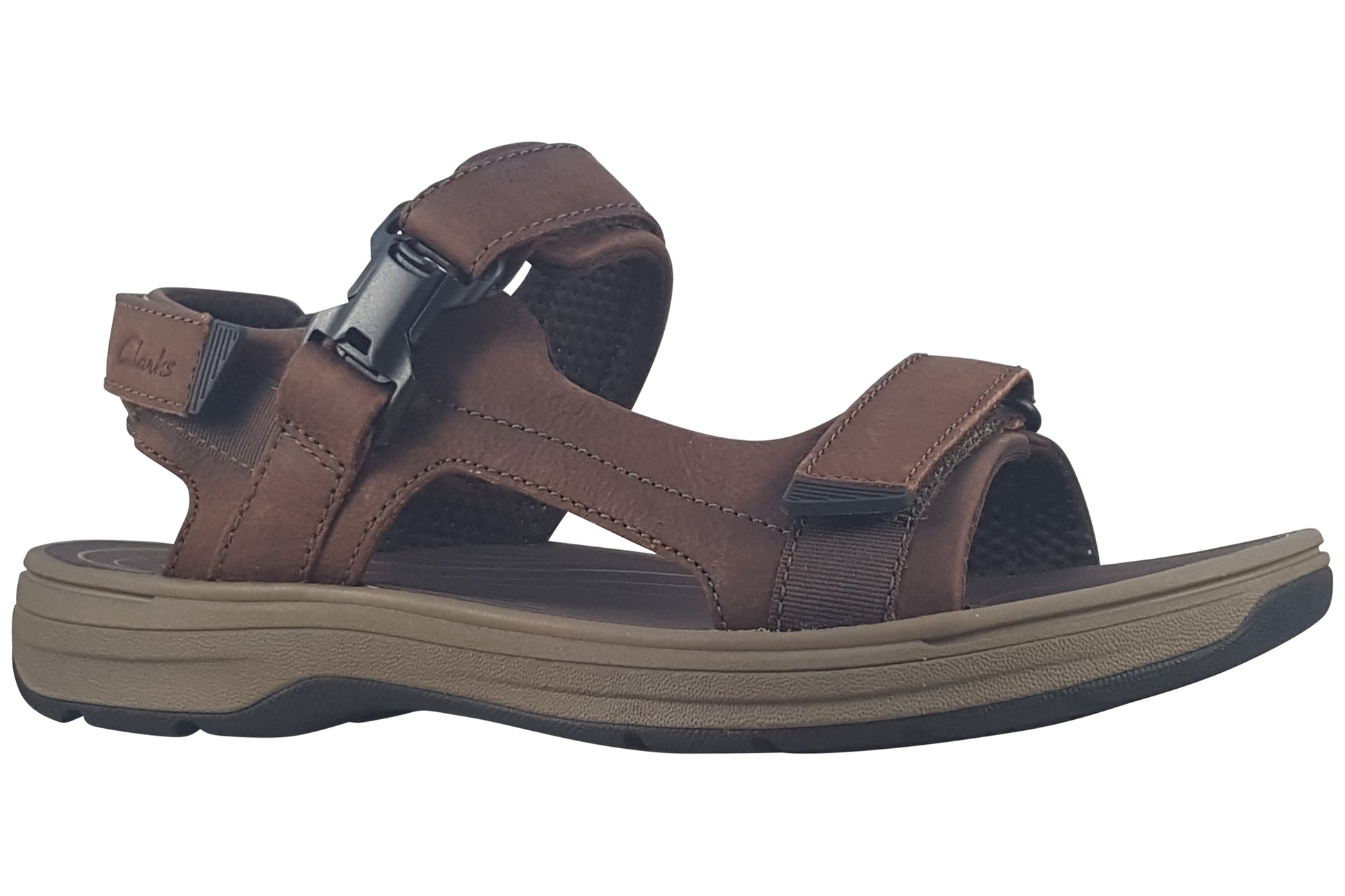 clarks-saltway-edge-dark-brown-leather-mens-sandals-right