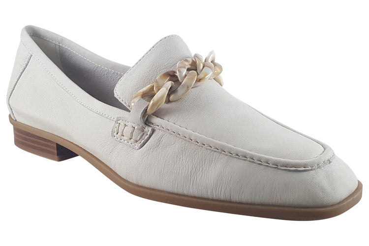 Clarks Sarafyna Iris White Leather Womens Shoes