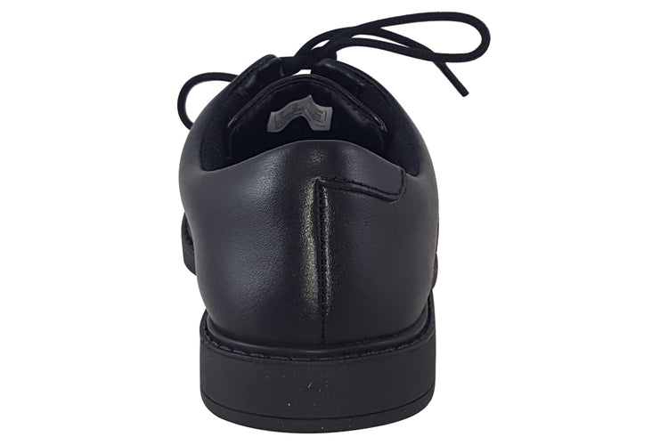 Clarks Scala Loop Y Black Leather Boys School Shoes